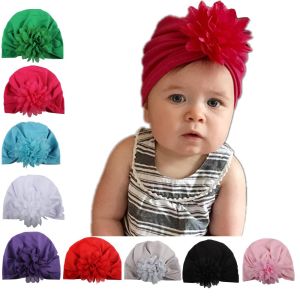 [HCM GIÁ TỐT ] Mũ/ Nón turban Hoa cho bé siêu - Nón/ Mũ Em Bé Hoa xòe Lớn Mùa Xuân Mũ Turban Bằng Cotton Mềm Cho Bé Gái Mũ Trẻ Em Tập Đi Màu Trơn Mũ