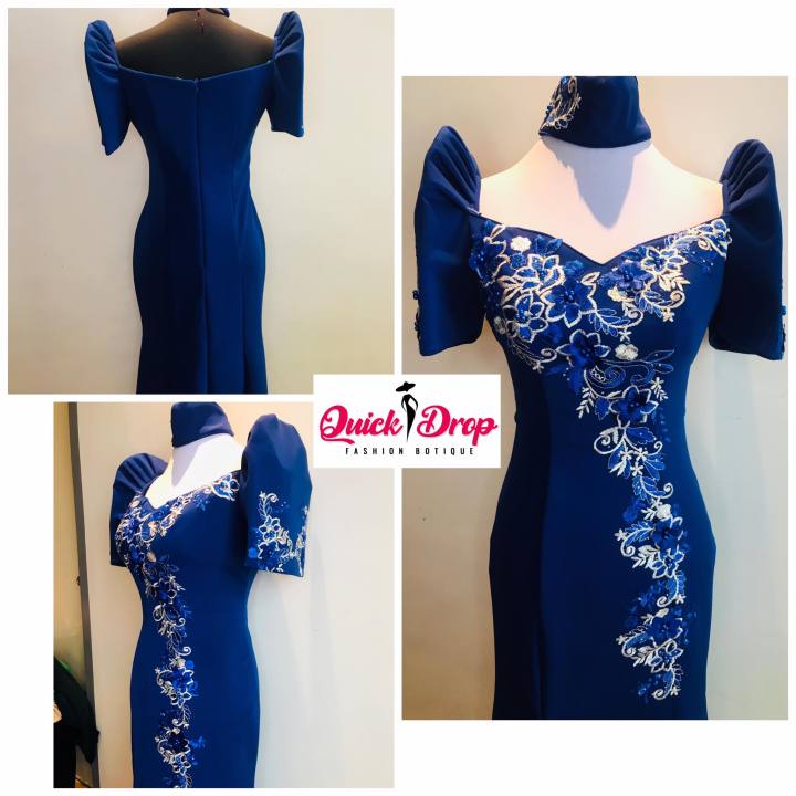 Filipiniana Dress ( Mother of the Bride/sponsor dress) | Lazada PH