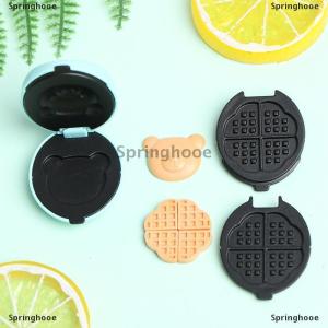 [COD] Springhooe ตุ๊กตาบ้านครัวมินิเครื่องปิ้งขนมปัง Pocket เตาอบไฟฟ้าของเล่นขนาดเล็กรุ่นของเล่น