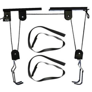 Gantung Sepeda Plafon Atas 1set Rak Sepeda Lift Sepeda Gantung Standing Bike Lift