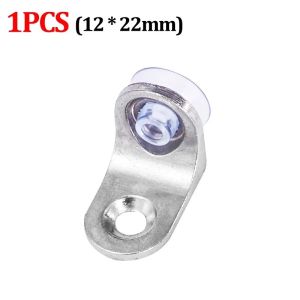 12PCS L Shape Shelf Bracket with Suction Cup Stable Steel Studs Peg Support Cabinets Closet Partition Zinc Alloy Bracket