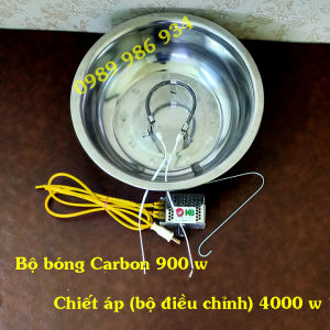 Bộ bóng úm cho gà vịt ngan Carbon 1400-1200-900 w siêu bền