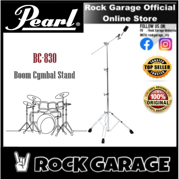 パーカッション・打楽器 BC-830 Straight / Boom Cymbal Stand