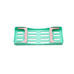 1Pcs Dental Sterilization Box with 5 Instrument Holders Autoclavable Plastic Case for Clinic Tools Dental Lab Accessories