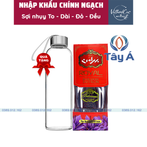 [CHÍNH HÃNG] SAFFRON BAHRAMAN - Nhụy Hoa Nghệ Tây Saffron Tây Á + tặng bình thủy tinh cao cấp