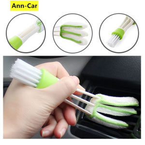 Ann-Car 1pcs Double Slider Car Air-conditioner Outlet Cleaning Tool Multi-purpose Brush