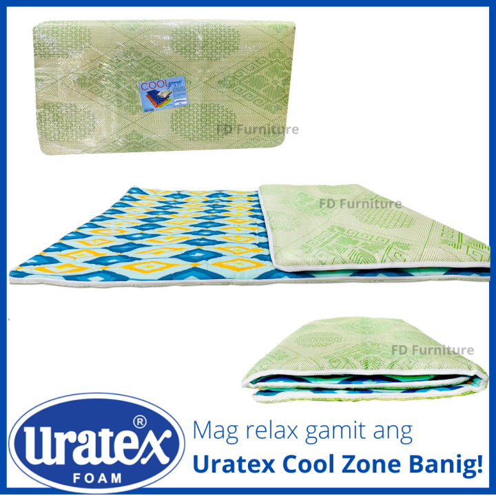ORIGINAL URATEX COOL ZONE MATTRESS BANIG 1 InchX75 ALL SIZES ( 1x30x75 ...