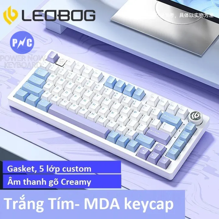 Bàn phím cơ nhôm và kit phím cơ LEOBOG Hi75, Mạch Xuôi, RGB, hotswap 5 pin, 1 Mode dây, cáp xoắn | BigBuy360 - bigbuy360.vn Bàn phím cơ nhôm và kit phím cơ LEOBOG Hi75, Mạch Xuôi, RGB, hotswap 5 pin, 1 Mode dây, cáp xoắn | BigBuy360 - bigbuy360.vn