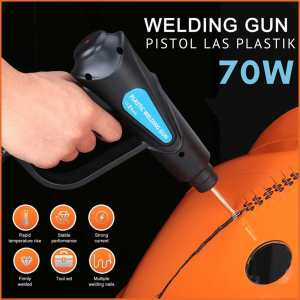 KMOON Pistol Las Plastik Welding Gun 70W solder sambung penyambung body motor pecah bumper mobil pvc