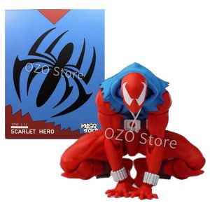 New Mess Toys Scarlet Spider Man Anime Action Figure Figurine PVC Movable Collection Model Decoration Toys Birthdays Gift