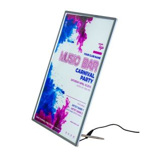 a4 a3 a2 a1 led photo frame light box glass advertising led restaurant menu board