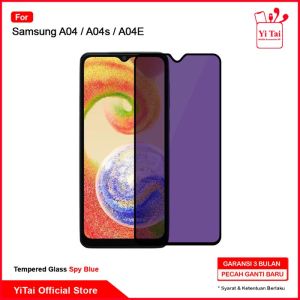 YITAI - Tempered Glass Spy Blue Samsung A03S A04 A04S A04E A12 M12