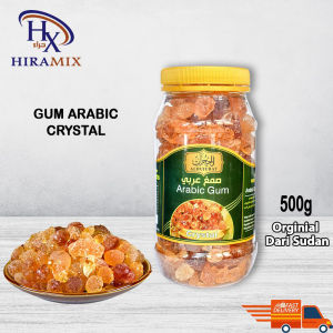 Acacia Gum Arabic | Crystal Arabic Gum | Al Manna Gum Arab Asli Import Sudan 500g