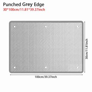 K9SEQ Aluminum Foil Window Insulation Film Double Side Anti-UV Window Sun Shade Film Durable with Suction Cup Window Privacy Film for Home