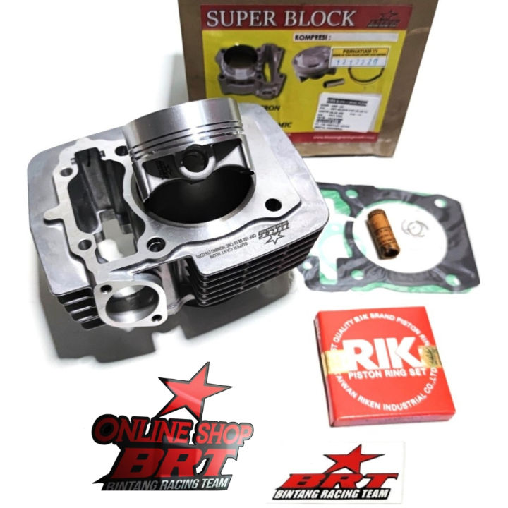 BLOK SET PISTON CAST IRON CASTING BRT CRF 150 VERZA NEW MEGAPRO 66 68 71.50 72 74 76 78 mm