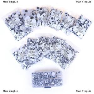 [COD] Man YingLie Self-adhesive mixed eyes for toys doll googly wiggly eyes diy accessories