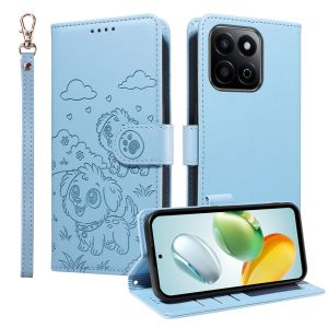 Cho Huawei Honor x7c X8C X9C / Honor x7b x8b x9b x6b x5b vỏ điện thoại họa tiết cún cưng từ Ví da nắp gập có khe cắm thẻ trường hợp vỏ