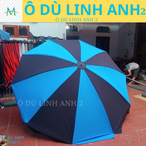 Ô Dù chính tâm TRÒNchất liệu vải dù Polyesterkhung bằng sắtche nắng che mưa ngoài trời.