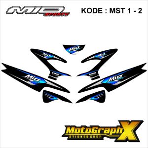 Striping Sticker Variasi Yamaha Mio Sporty Racing Keren MST 1