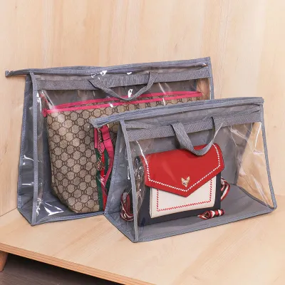 【SG Stock】Bag Storage Dustproof Bag Classic Bag Organizer Handbag Organiser Wardrobe Sealed Leather Protection Bag