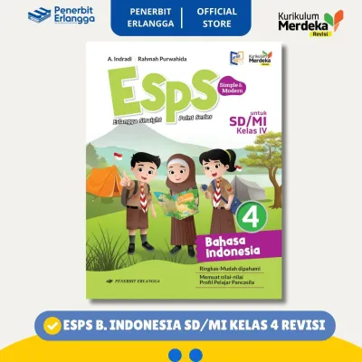 [Erlangga Official] Seri Buku Paket Siswa Sd/Mi Kelas 4 Kurikulum Merdeka Lengkap