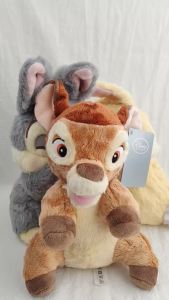 Bambi Thumper Plush Yellow Gray Bunny Stuffed Animal Cute Soft Anime Doll Party Gifts For Collectors Table Home Decor Present2026