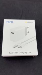 VIVO 80W Super Flash Charging Plug Type C 6A Cable For X80 X90 Pro X100 X300 Ultra IQOO S18 S19 Neo6 Z6 Fast Charge Adapter Kit2026