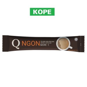 Cà phê sữa trần quang ngon 60 hòa tan 3 in 1 uống liền bịch 1.2kg x 60 ống 20g KOPE