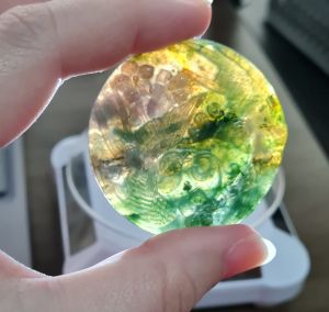 Natural Coral Agate Phoenix Pendant