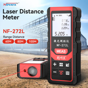 NOYAFA NF-272L Laser Tape Measure 60M 80M Laser Distance Meter High Accuracy Laser Rangefinder Electronic Ruler Useful Measurement Tool