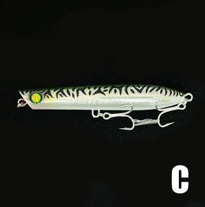 Anh L48 Surface Destroyer 130mm 31.5g Top Water Pencil Fishing Lures Silent Cruiser 13cm Body 28g 5X Treble Hooks Toman