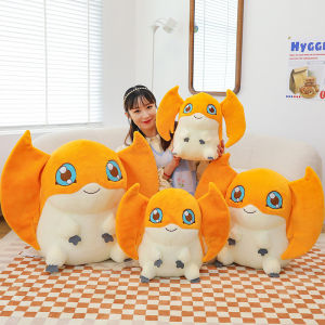 Digimon Adventure Kawaii Patamon Stuffed Plush Toy Doll Cartoon Cute Anime Figure Soft Pillow Room Decor Peluche Birthday Gift