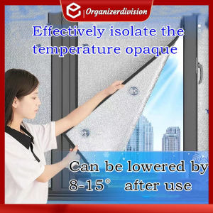 Room Window Glass Thermal Insulation Films One-Way Building Sunscreen Sheet Protector Anti UV Cover