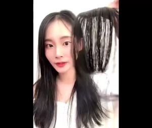 Fake Hair Pin Wig Hair Extension Fuffy Hair Clip Thick Fringe Hair Piece Wigs Piece