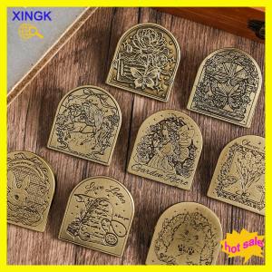 XINGK 8 Phong Cách 1 PC Kim Loại Clip Đuôi Dài Clip Châu Âu Cổ Điển Sổ Cái Clip Hóa Đơn Clip Scrapbooking Chất Liệu Handmade Nhật Ký Album