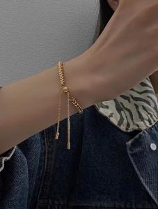 [Bayar Di tempat] Gelang Wanita Ali Titanium / Perhiasan Wanita asli Titanium / Aksesoris Wanita Asli Titanium / perhaisan fhasion Wanita Anti Karat