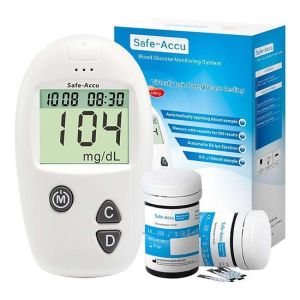 Combo 10 Máy Đo Đường Huyết Sinocare Safe Accu (25 Que Và 25 Kim)