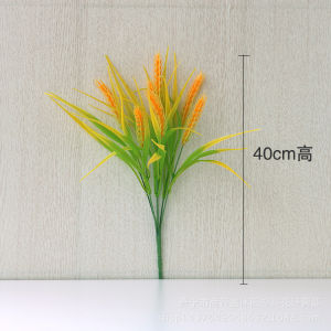 Bông Lúa tài lộc may mắn trang trí nhà cửa Cành lúa vàng trĩu bông size lớn-bông lúa giả decor khô vàng hàng đẹp TODOCO