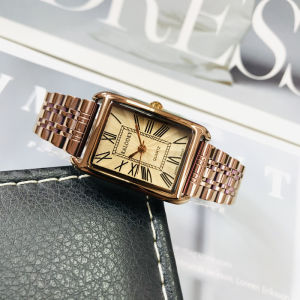 Đồng Hồ Xoay Hình Chữ Nhật Qi Chất Lượng Cao Sang Trọng Dành Cho Nữ Đồng Hồ Chống Nước Cao Cấp Tinh Xảo Đơn Giản Công Sở Thường Ngày