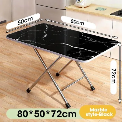 Portable Foldable Dining Table with Sturdy Frame – Ideal for Home Camping and Outdoor Use