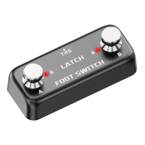 Double Switches Pedal Foot Wwitch Pedal Full Metal Shell Musical Instrument for Musicians and Educators