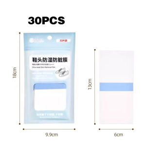 30PCS Film Tahan Air Anti Dirt Stiker Anti Air Anti Dirt Stiker Tahan Air Transparan Untuk Kepala Sepatu