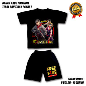 SETELAN ANAK LAKI LAKI FREE FIRE BAHAN PREMIUM / SETELAN ANAK LAKI LAKI USIA 0-10 TAHUN / BAJU ANAK LAKI LAKI / SETELAN ANAK LAKI LAKI