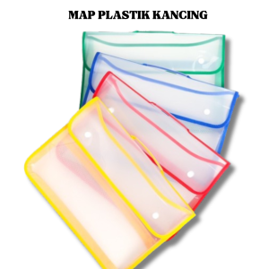 SCHOOL BAG TENTENG DUA KANCING/MAP PLASTIK KANCING