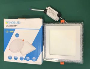 ( Taiwan Technical ) Thor (190 BL+DL) LED Downlight 6 Inch 3 Mode Bubble Side Round / Square Shape Blue + Daylight Round Shape 12 + 4 Watt