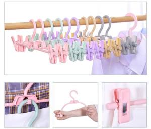 10 PCS Trouser Hanger Seluar Murah Pants Tudung Sarung Bawal Skirt Shawl Clothes Hangers Drying Racks Penyangkut Baju Murah Adjustable Henger Pant Clips Klip