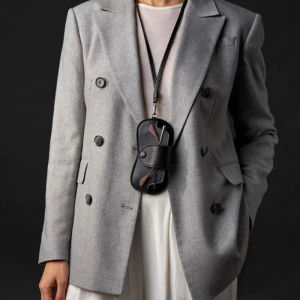 🔥พร้อมส่ง🔥แบบพกพาหนังแว่นตาแว่นตากันแดดกระเป๋า PU แว่นตาแว่นตากระเป๋า กระเป๋าใส่แว่นหนัง pu ห้อยคอ กระเป๋าใส่แว่นตาแฟชั่