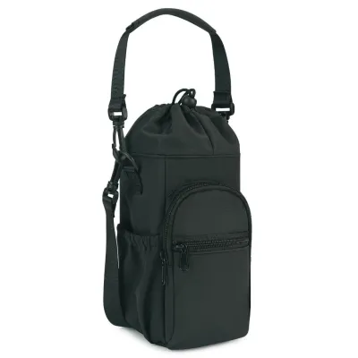 Large Capacity Multi Pockets Big Water Bottle Holder Drinking Bottles Handphone Shoulder Carry Bag Beg Strap Carrier