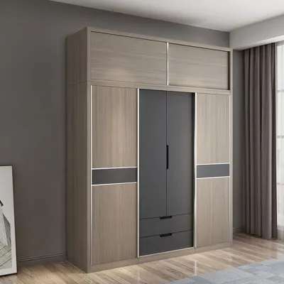 (Free delivery＆installation) Pre order Nordic Sliding Door Wardrobe with Modular Add-On Storage/Dresser