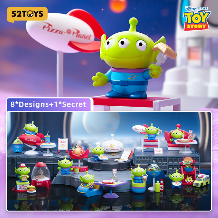 52TOYS TOY STORY Aliens' Pizza Planet Series Blind Box Figure Toy